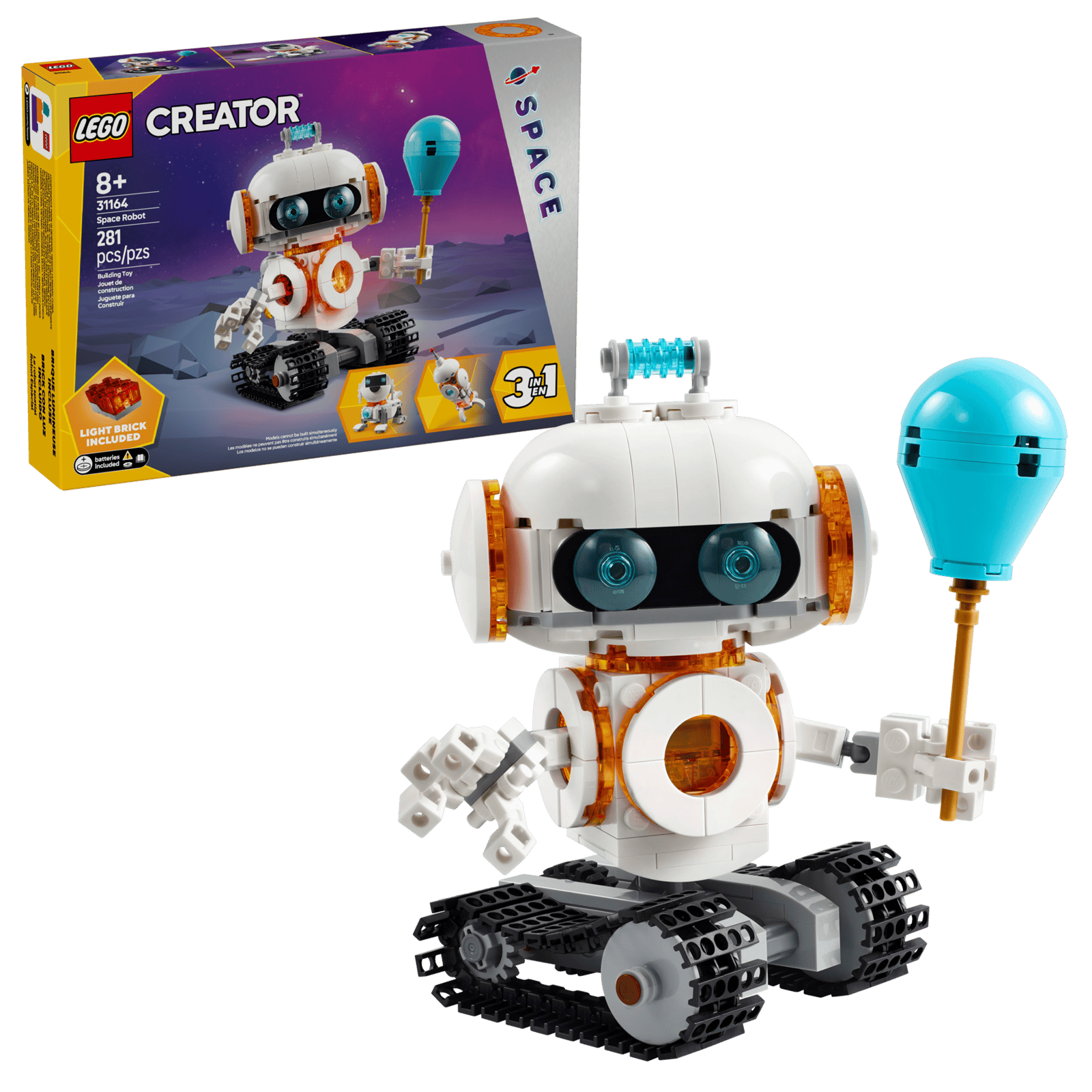 Creator - Space Robot Lego Set 3 in 1 - 31164