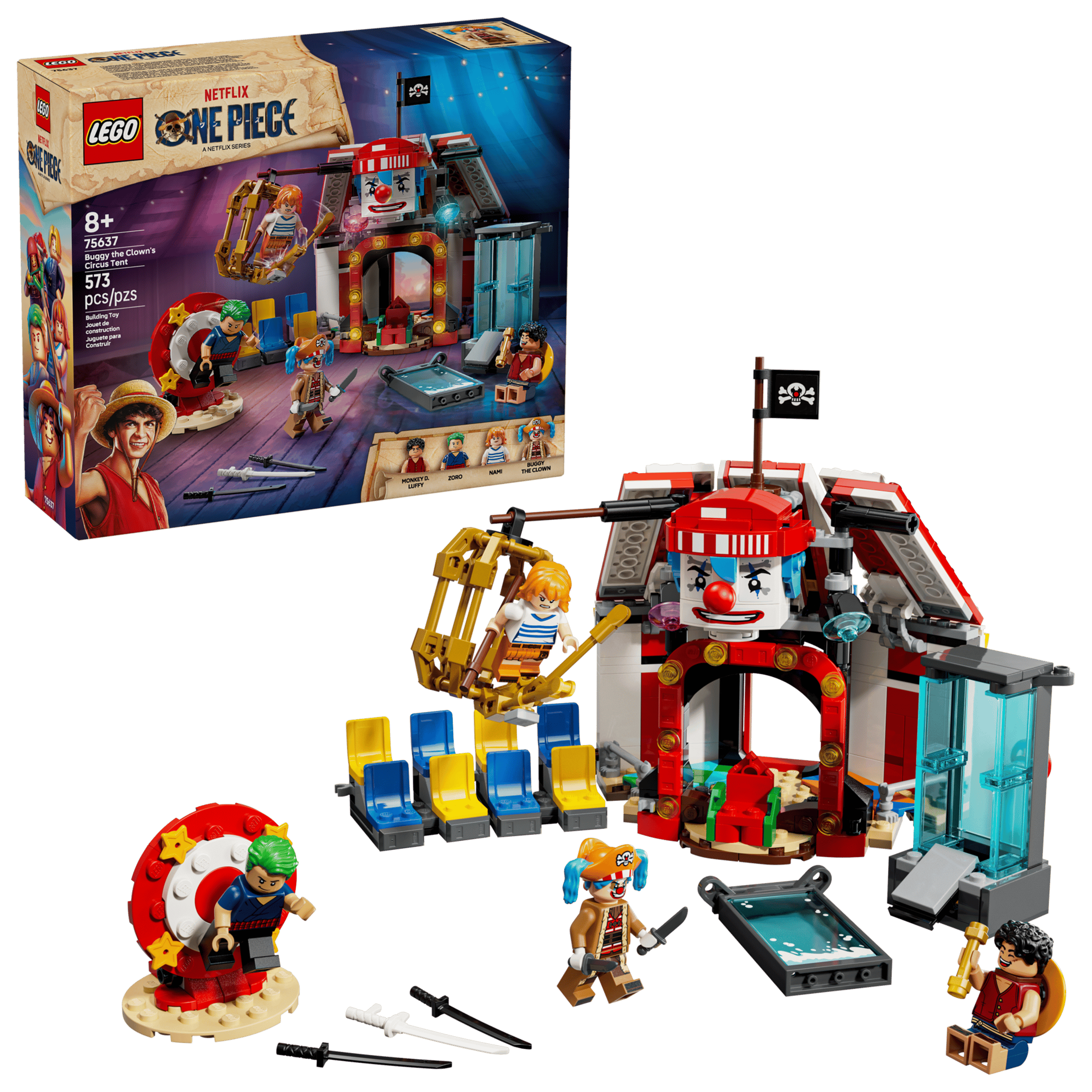 One Piece - Buggy The Clown's Circus Tent Lego Set - 75637